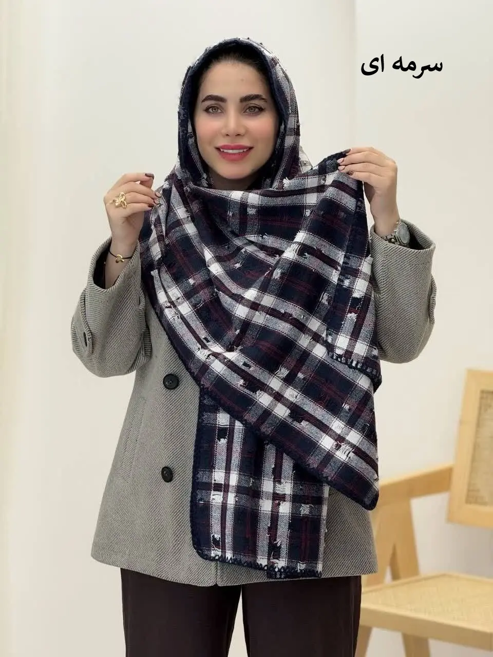 3686-شال پاییزه آسو